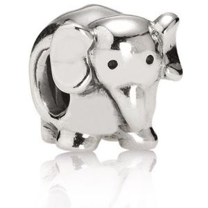 Pandora Elephant Silver Charm